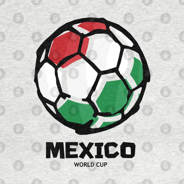 Mexico Football Country Flag by KewaleeTee